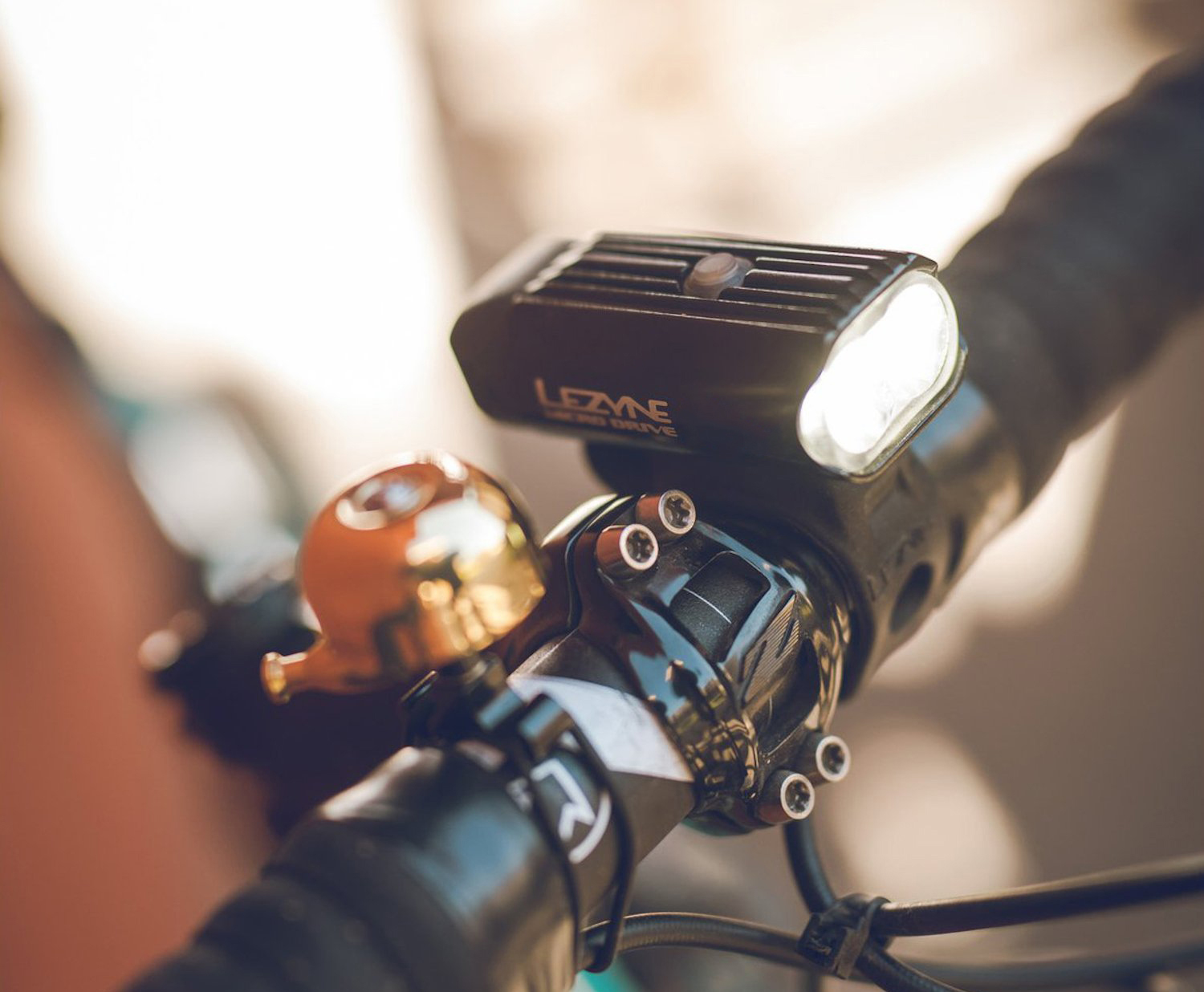 Mountain top bike lights