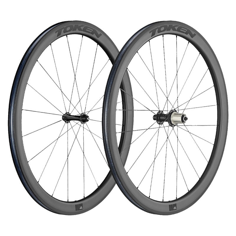 TOKEN Resolute C45R Carbon Rim Brake Road Wheelset – Bike Addict