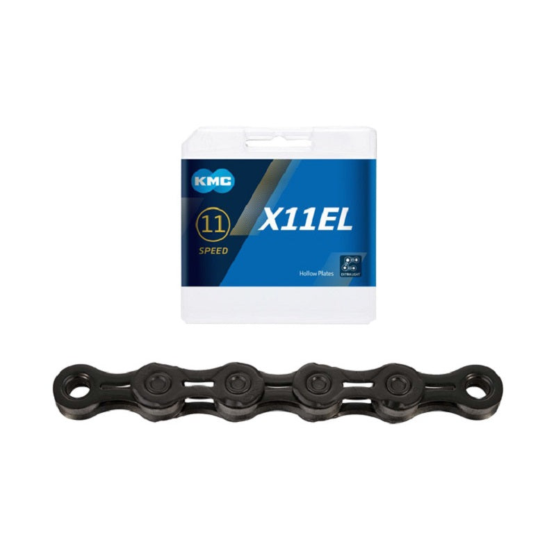 KMC 11 Speed X11EL Black 1/2″ x 11/128″ Chain - Main Image
