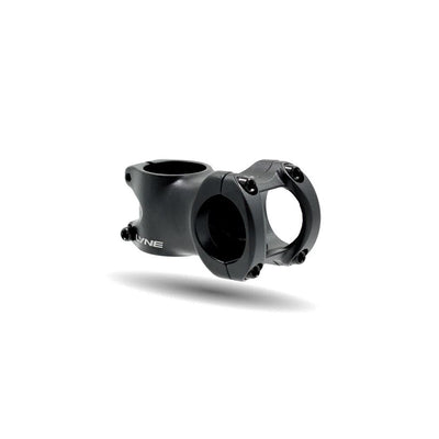 Black bicycle stem on a white background