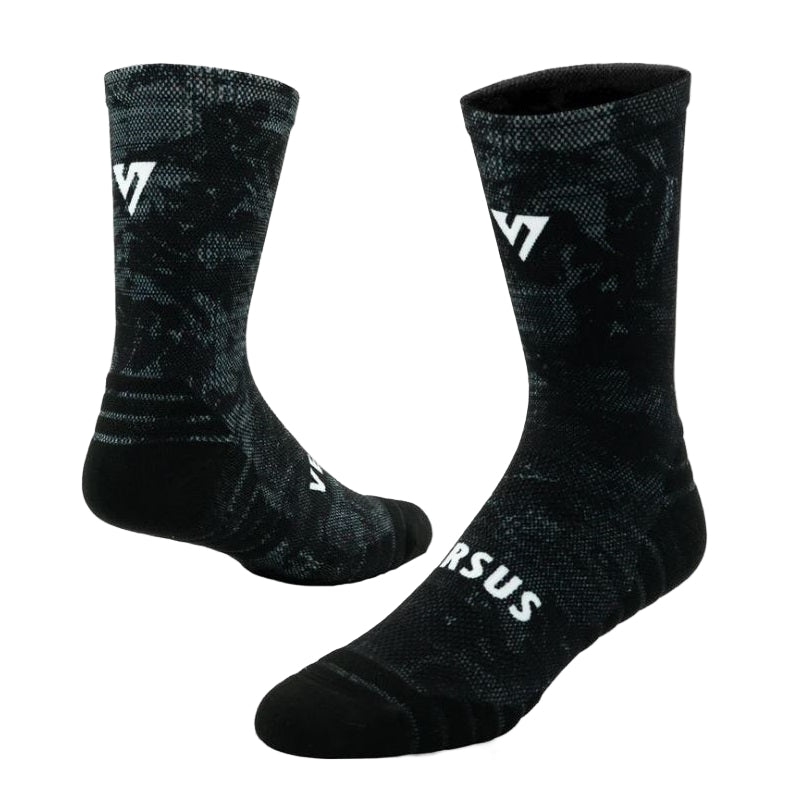 VERSUS Black Viper Active Crew Socks