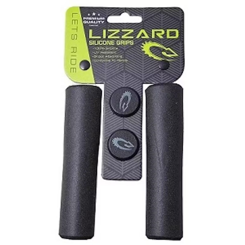 LIZZARD Seizer Ergo Lock-On Foam Grips - black 