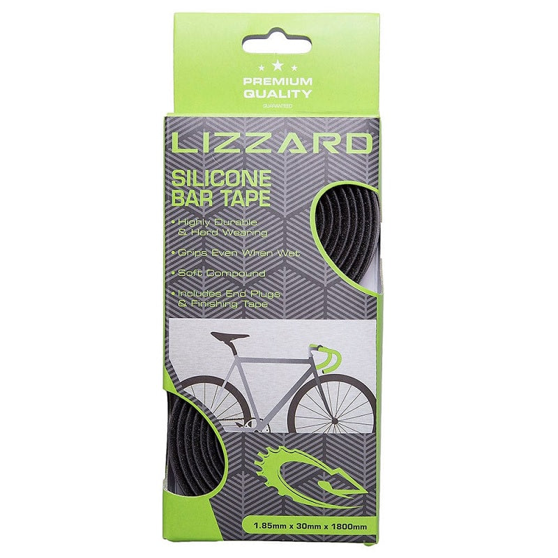 LIZZARD Silicone Bar Tape - black 