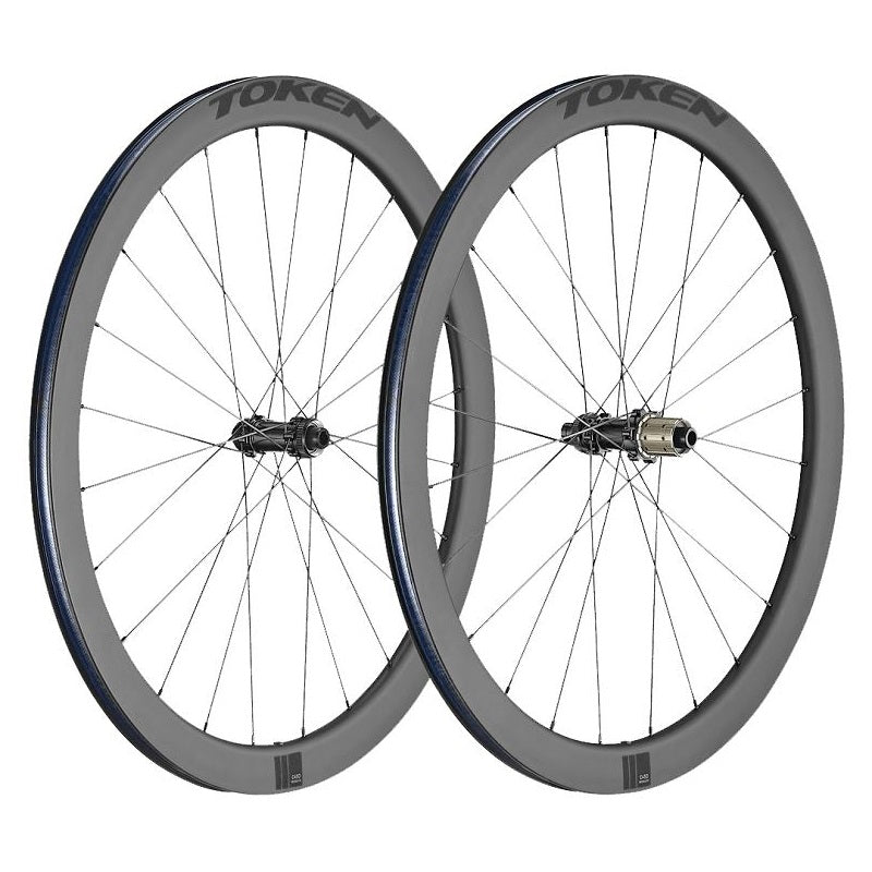 TOKEN Resolute C45D Carbon Disc Road Wheelset