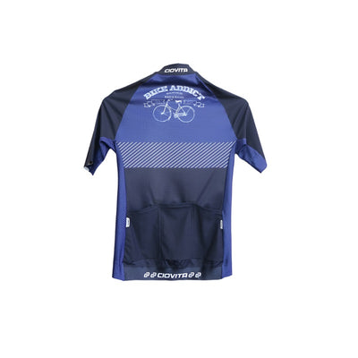 BIKE ADDICT Ciovita Race Fit Black/Blue Ladies Jersey (2018)