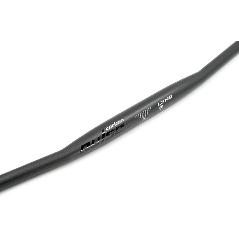 Carbon handlebar with 'LYNE' branding on a white background