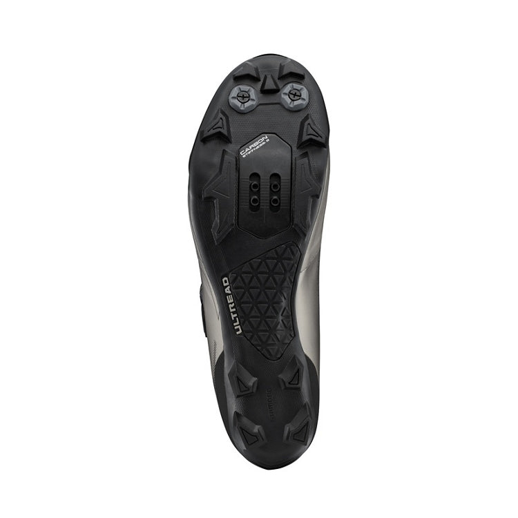 SHIMANO XC702 MTB Shoe Silver (Wide) – Bike Addict