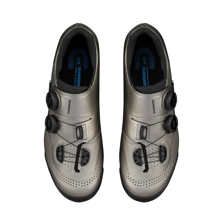 SHIMANO XC702 MTB Shoe Silver (Wide) – Bike Addict