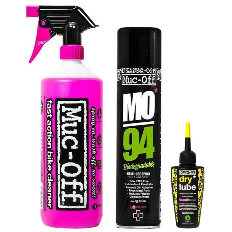 Muc-Off Clean, Protect and Lube Kit (Dry Lube Version)