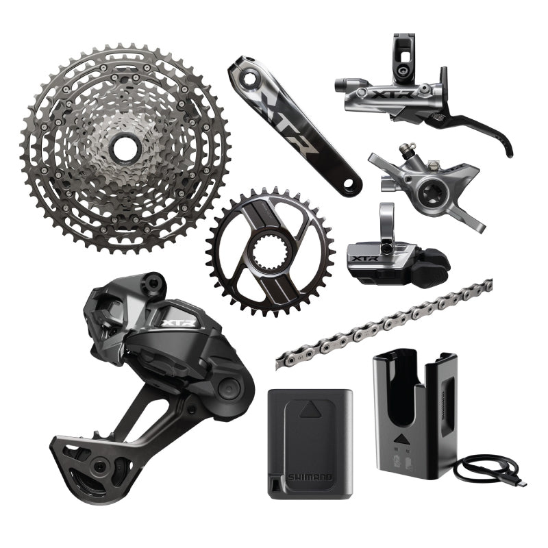 SHIMANO XTR M9200 Di2 12-Speed Wireless Groupset (Down Country Brakes)
