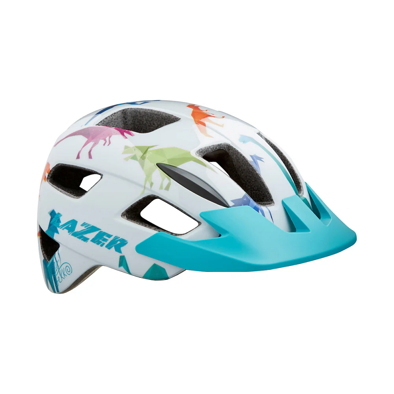 LAZER Lil Gekko Kids Helmet - white dino 