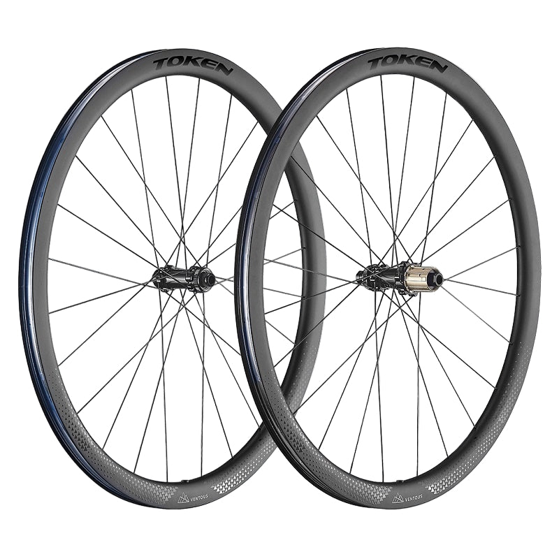 TOKEN Ventous Carbon Disc Brake Road Wheelset