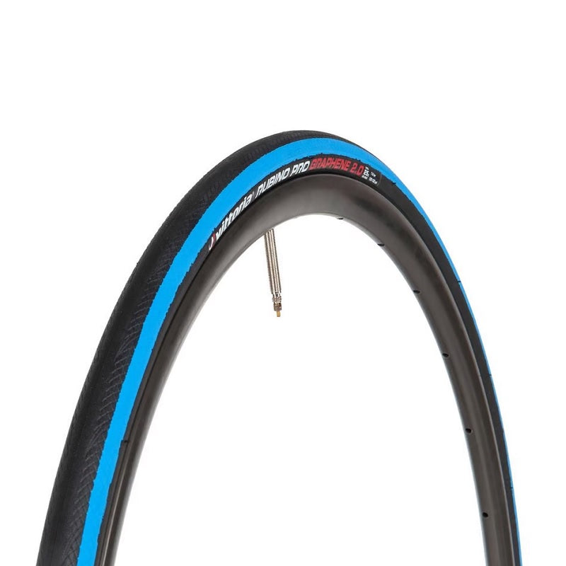 VITTORIA Rubino Pro 700 x 25c Road Tyre (Black / Blue)