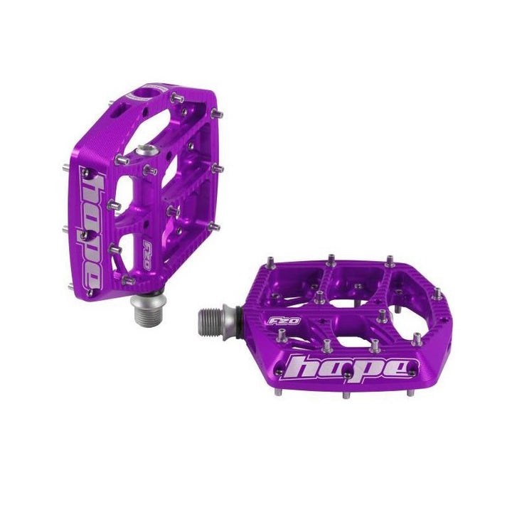 hope f20 pedale orange HOPE F20 Flat Pedals – Bike Addict