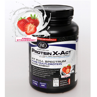 FiT Protein X-Act Pure Protein Shakes(85%) Multi-Protein Formula 1.1kg