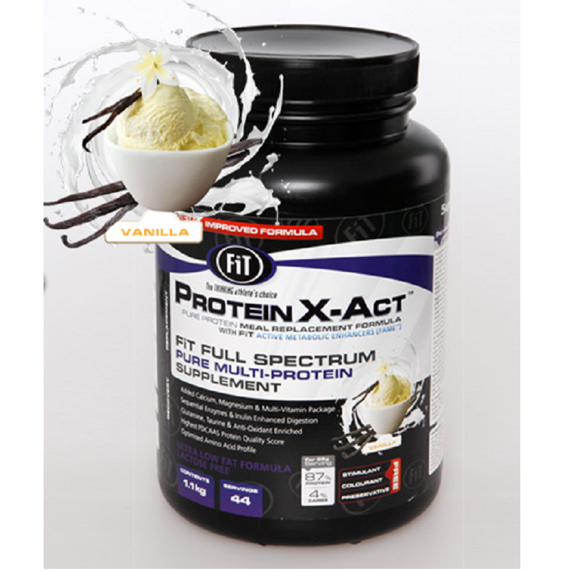 FiT Protein X-Act Pure Protein Shakes(85%) Multi-Protein Formula 2.2kg