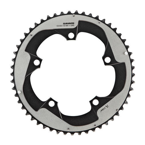 Silver Black SRAM RED® 22 Chainrings