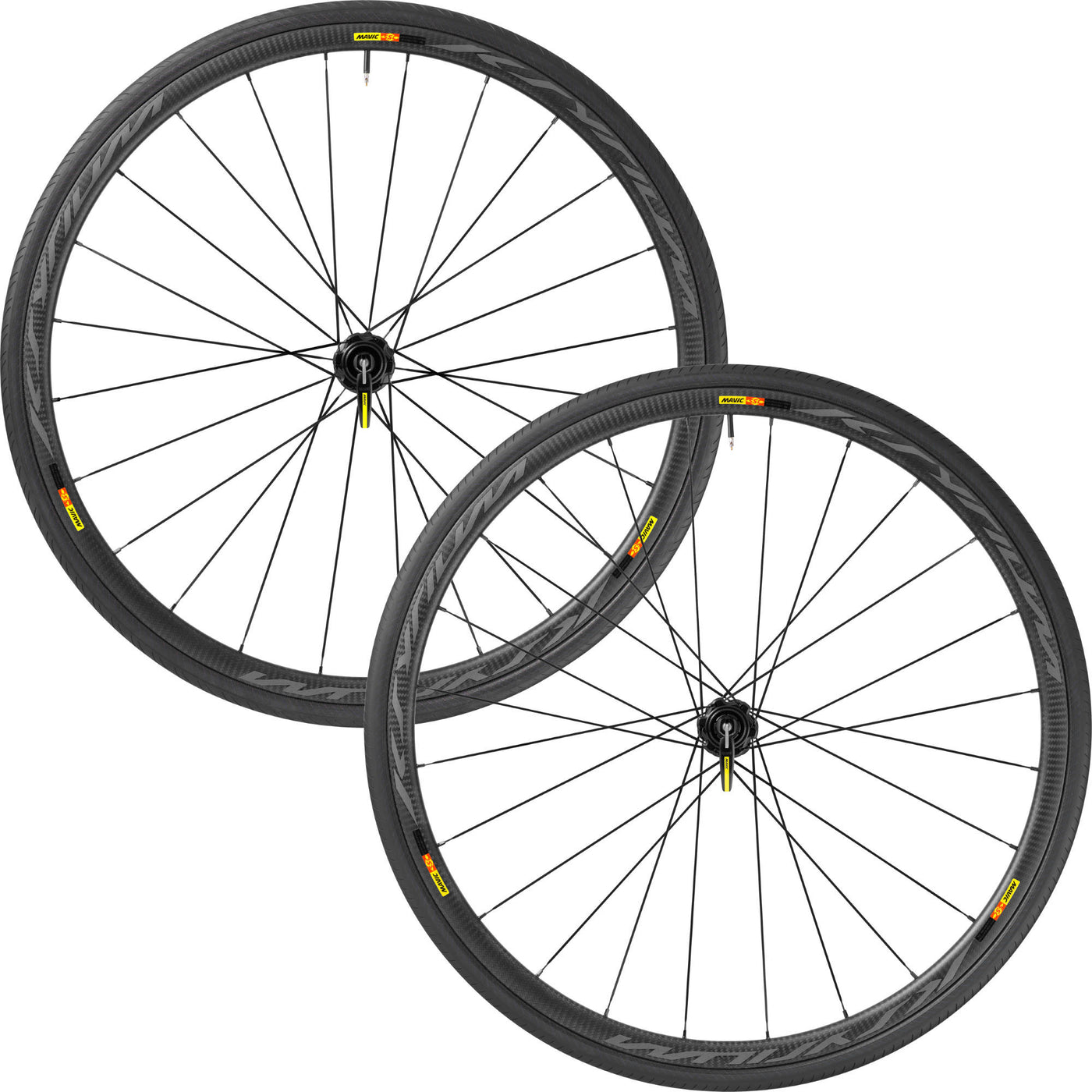 Mavic Ksyrium Pro Carbon SL UST Disc WTS Rear Wheel with Yksion Pro Folding Tire - Centerlock - 12x142mm - Tour de France Edition 2019 Mavic Ksyrium Pro Carbon SL UST Disc WTS Rear Wheel with Yksion Pro Folding Tire - Centerlock - 12x142mm - Tour de France Edition 2019